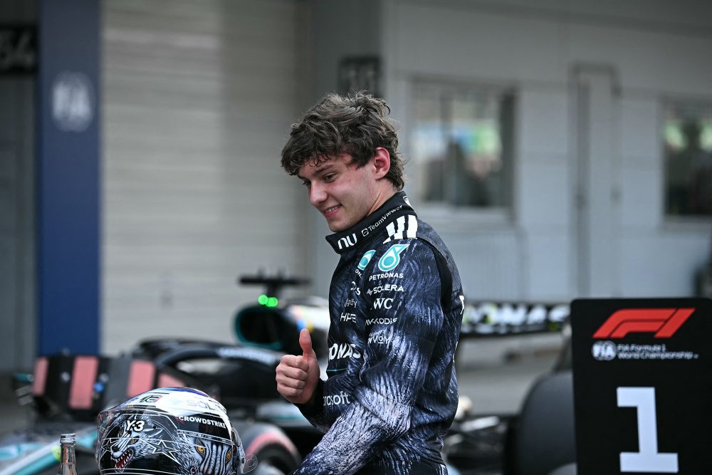 Kimi Antonelli nach der Pole des GP von Japan