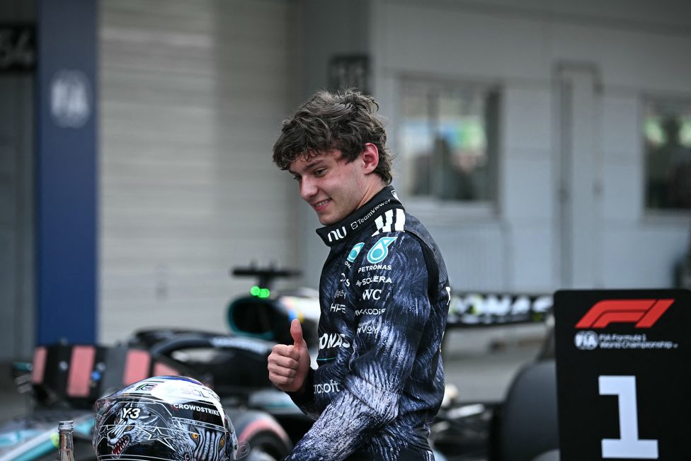 Kimi Antonelli nach der Pole des GP von Japan