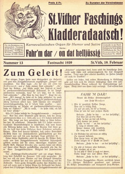 Kladderadatsch Ausgabe 13von 1939