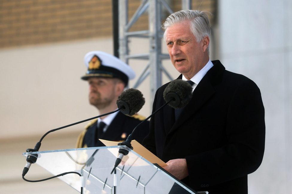 König Philippe bei seiner Rede