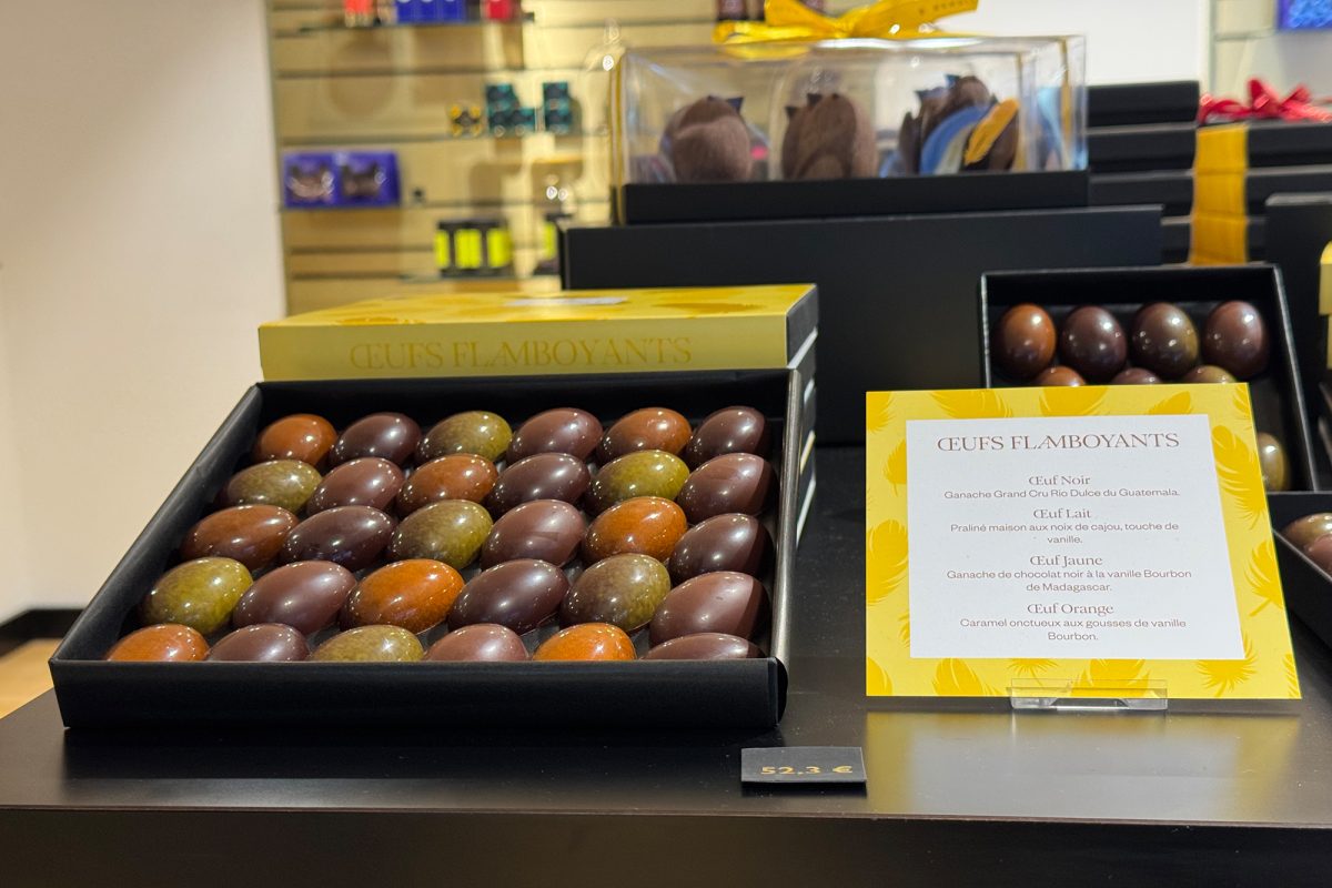Schokoladenspezialitäten in der Chocolaterie Benoît Nihant in Lüttich