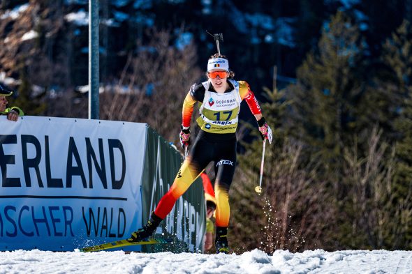 Marisa Emonts bei der Biathlon-Jugend- und Junioren-WM