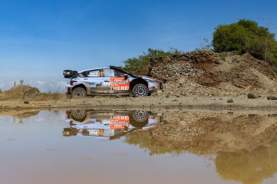 Thierry Neuville/Martijn Wydaeghe beim Shakedown der Safari-Rallye Kenia