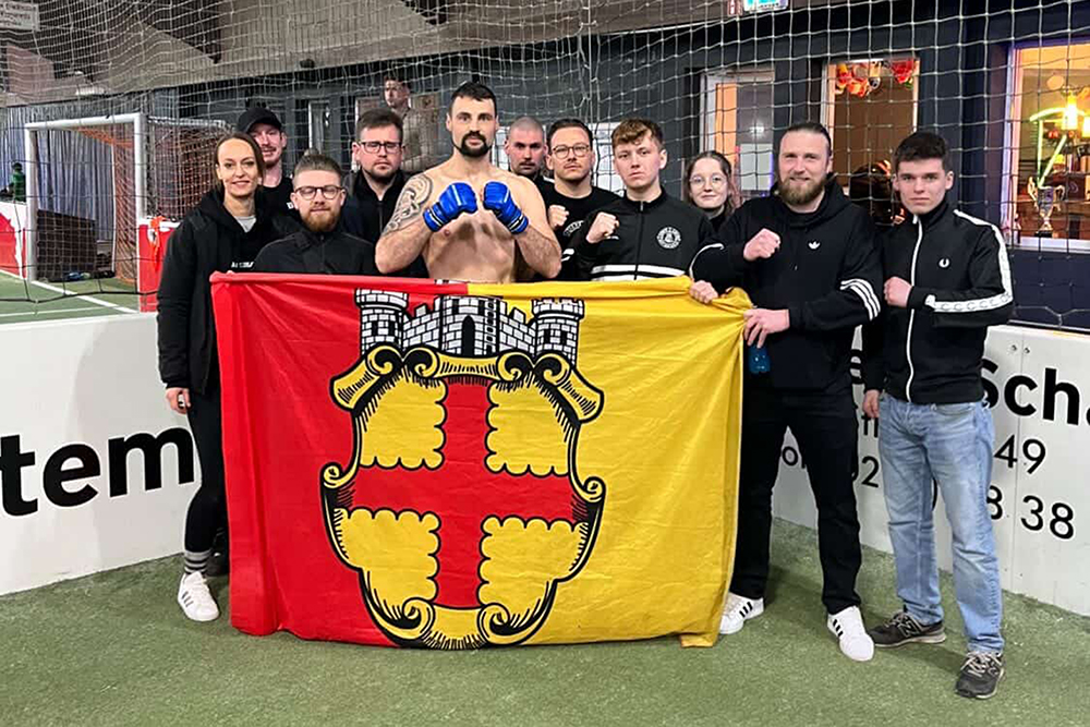 Nico Koch und Fans in Duisburg