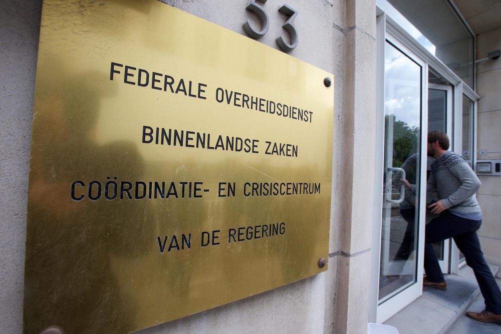 Sitz des Antiterrorstabs Ocam in Brüssel