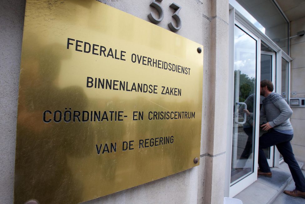 Sitz des Antiterrorstabs Ocam in Brüssel