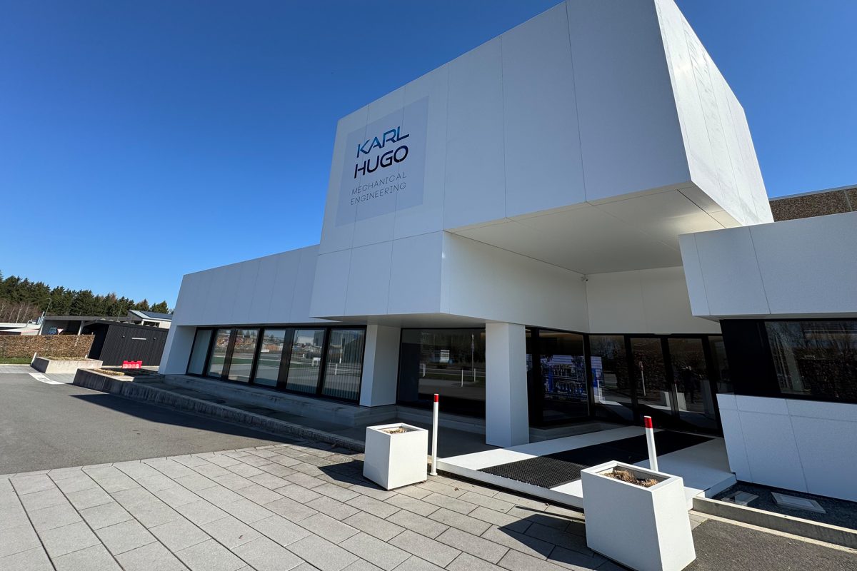 Außenansicht des Firmengebäudes von "Karl Hugo"