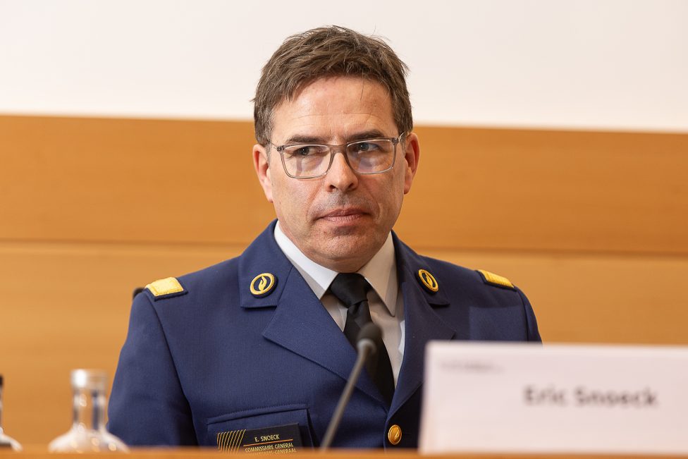 Der Generalkommissar der Föderalen Polizei, Eric Snoeck, am Freitag im Kammerausschuss