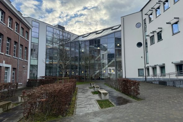 Außenansicht vom Eupener Gerichtsgebäude