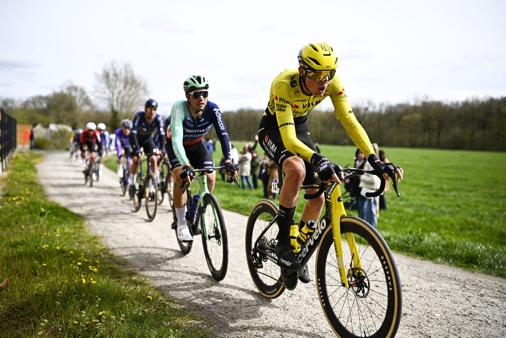 Tim Rex (Visma-Lease a Bike) beim Radklassiker "In Flanders Fields"