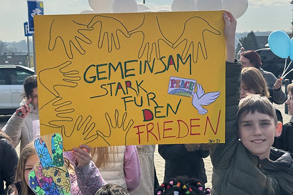 Trommeln für den Frieden in Kelmis