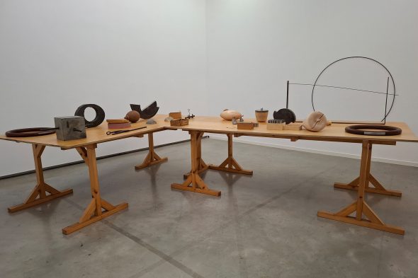 Werke in der Ausstellung "Werdeformen"