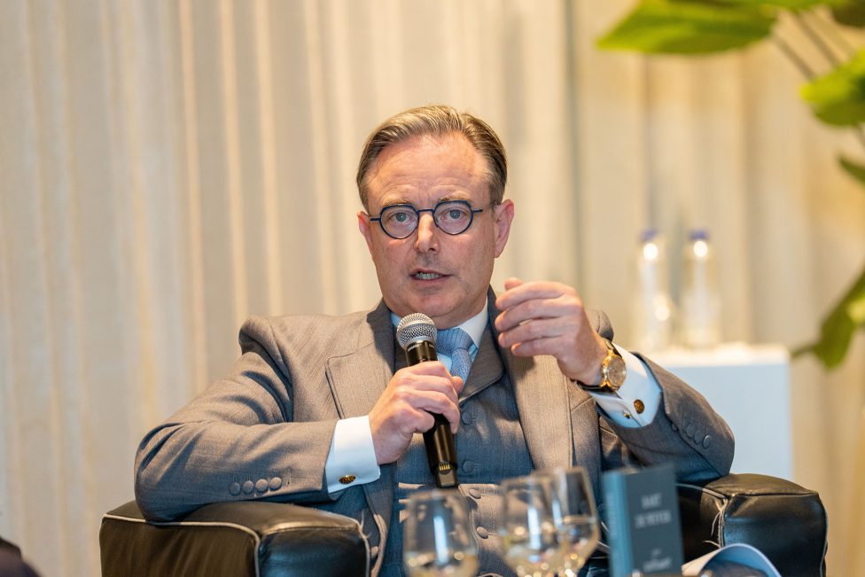 Bart De Wever bei der Vorstellung seines Buchs in Affligem am 7. Februar