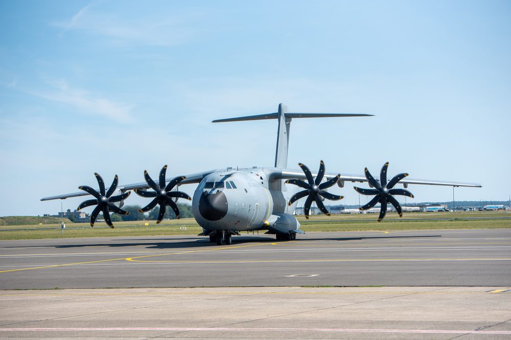 Airbus A400M der belgischen Armee in Steenokkerzeel