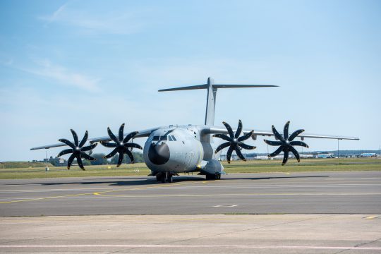 Airbus A400M der belgischen Armee in Steenokkerzeel