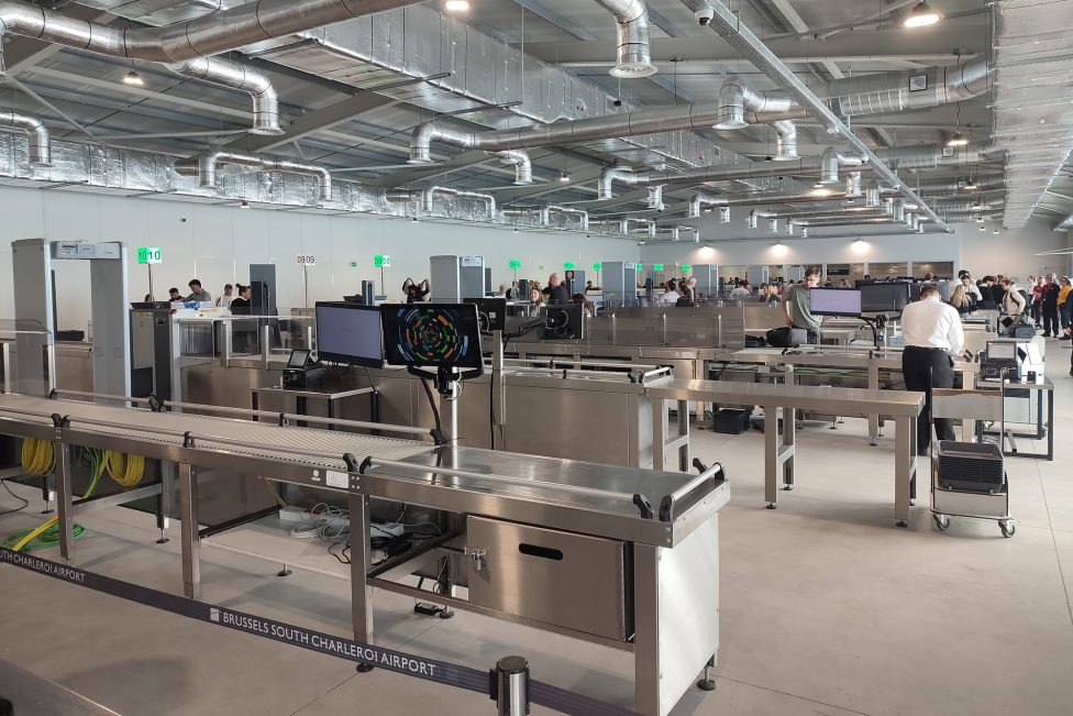 Neues Gebäude für Sicherheitskontrollen am Flughafen Charleroi
