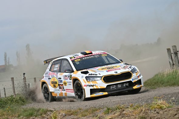 Cédric Cherain/Jasper Vermeulen im Skoda Fabia Rally2