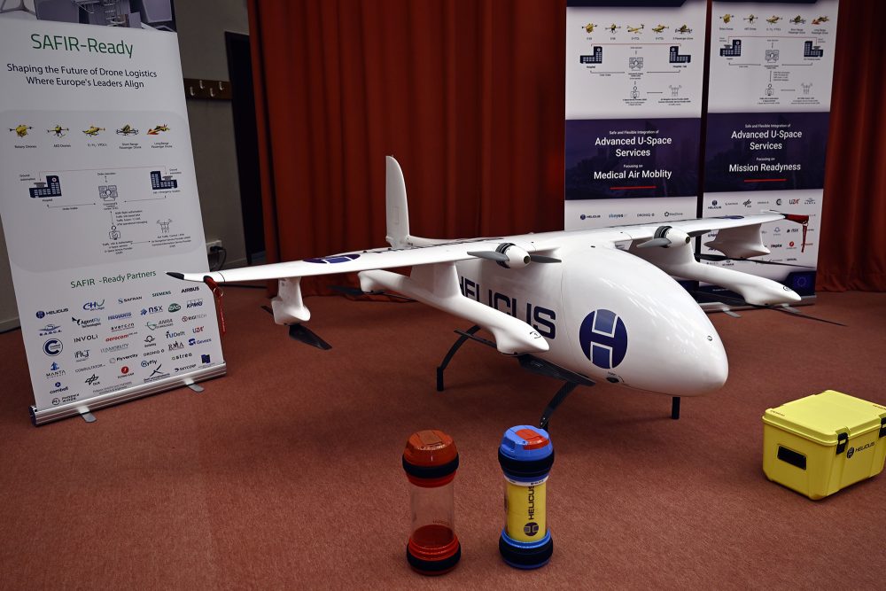 CHU transportiert Blutkonserven und Organe bald mit diesen Drohnen