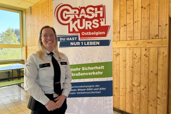 Joëlle Brüls von der Polizeizone Eifel