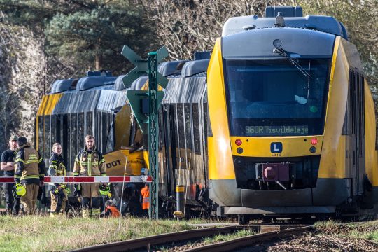 Zugunglück in Dänemark