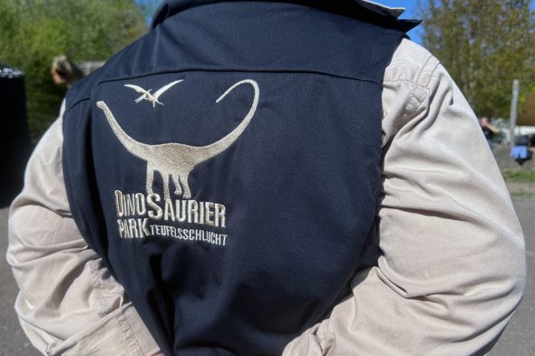 Im Dinosaurierpark Teufelsschlucht in Ernzen