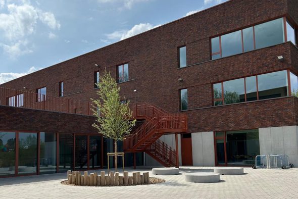 Neubau der Grundschule Herbesthal - Außenansicht