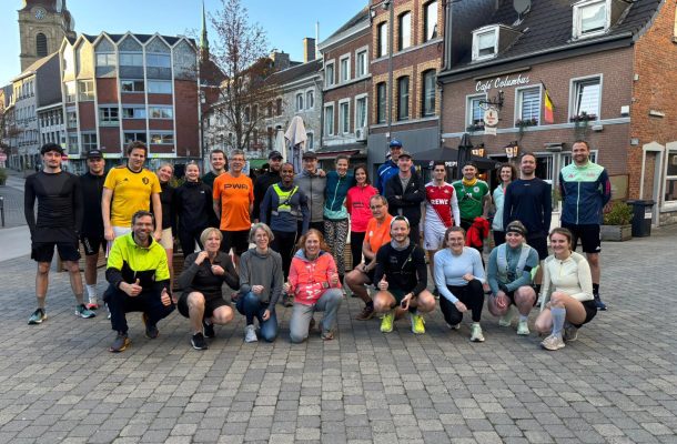 "GE läuft": Gruppenbild der Teilnehmer in Eupen