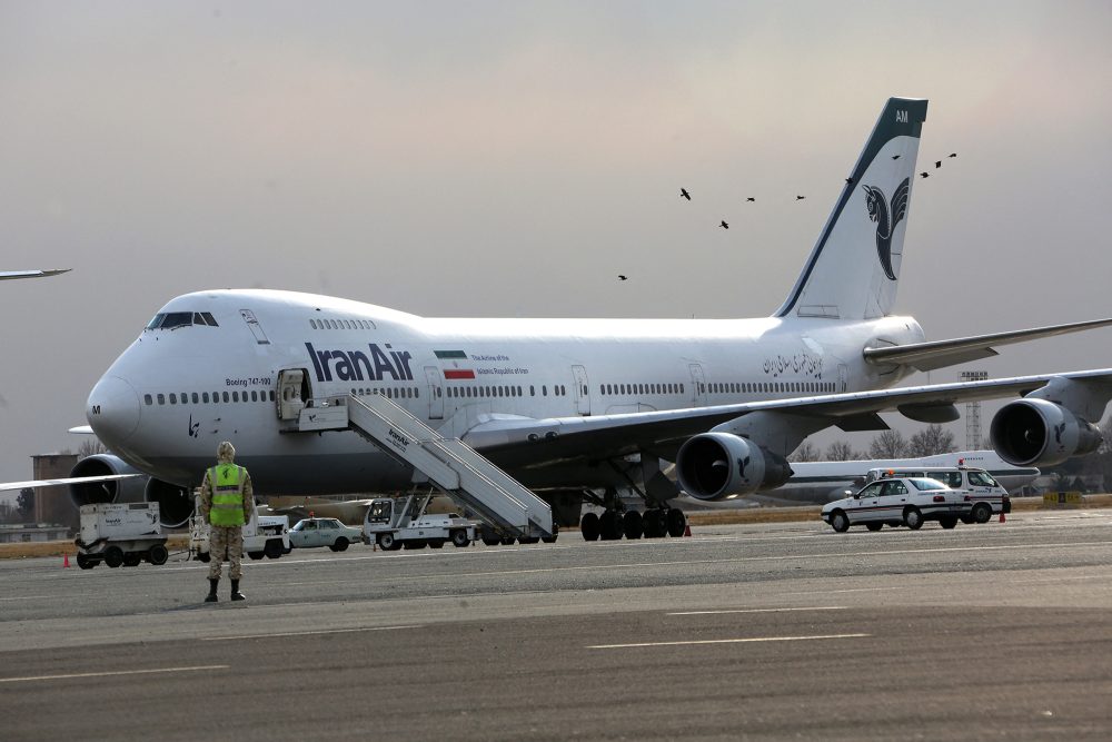 Boeing 747 von Iran Air am Flughafen Mehrabad in Irans Hauptstadt Teheran