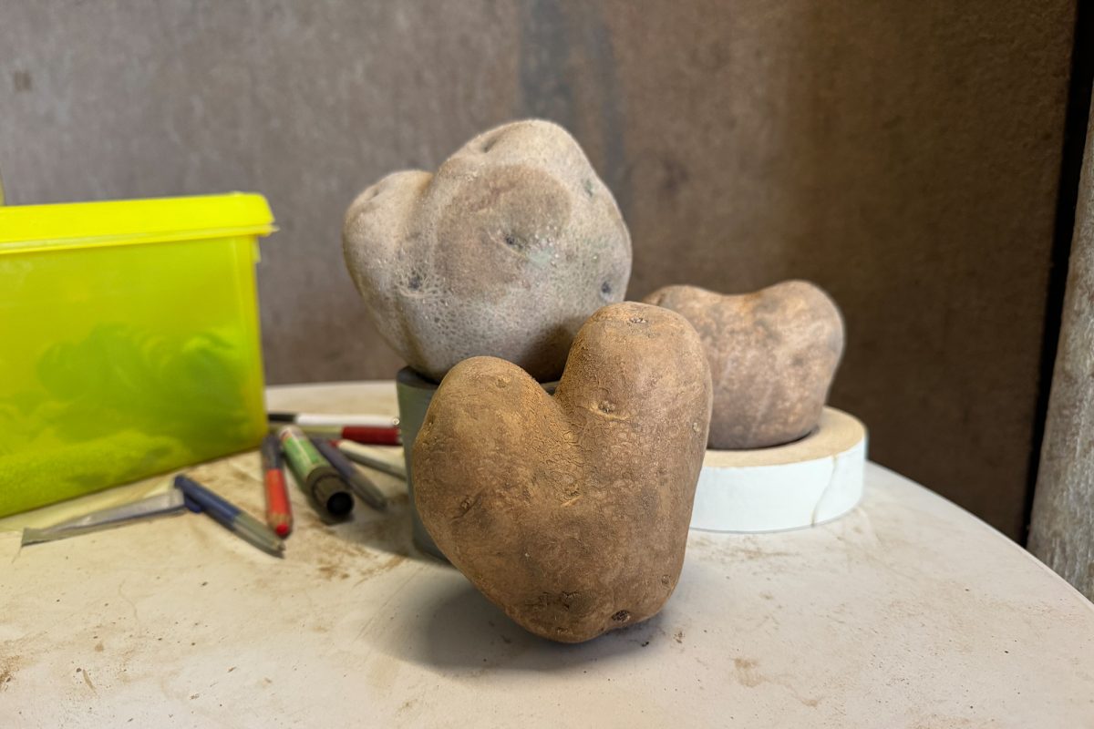 Kartoffeln in Herz-Form