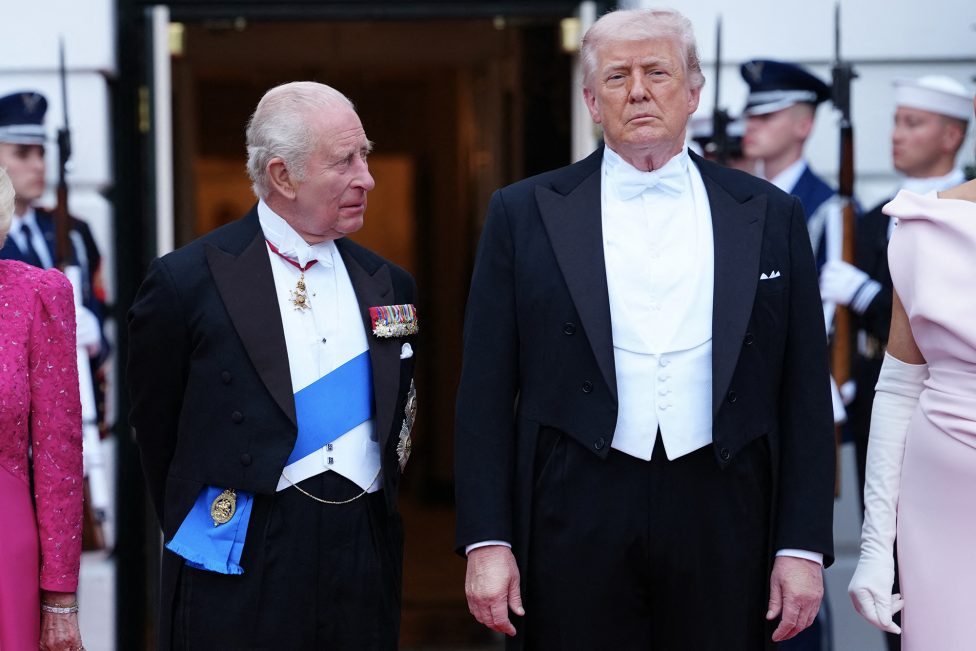 König Charles III und US-Präsident Donald Trump
