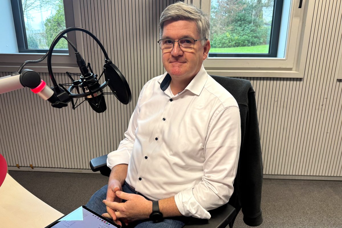 Kurt Hoffmann im BRF-Studio