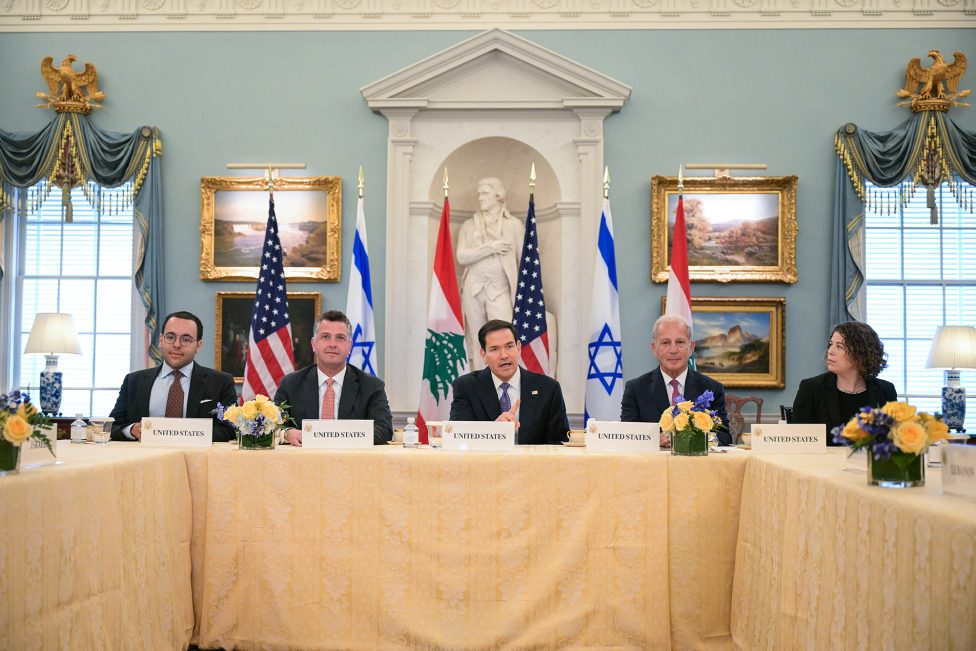 Erstes Treffen in Washington zwischen Israel und dem Libanon im Beisein von US-Außenminister Rubio