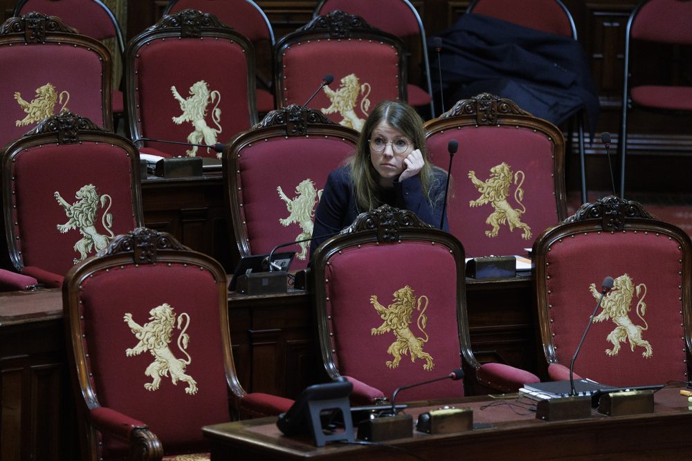 Gemeinschaftssenatorin Liesa Scholzen am Freitag im Senat