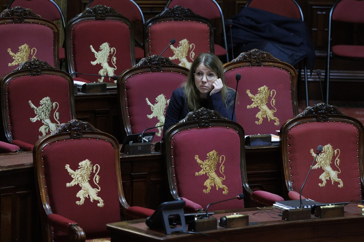 Gemeinschaftssenatorin Liesa Scholzen am Freitag im Senat