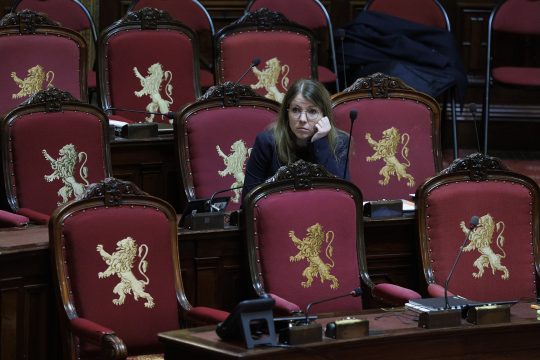 Gemeinschaftssenatorin Liesa Scholzen am Freitag im Senat