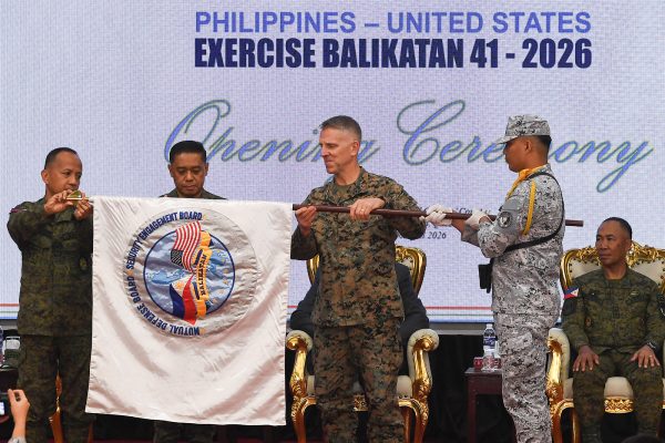Startschuss für die Militärübung Balikatan in Manila