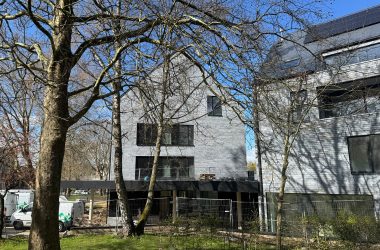 Baustellenbegehung des neuen Medienzentrums