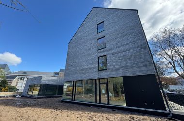 Baustellenbegehung des neuen Medienzentrums