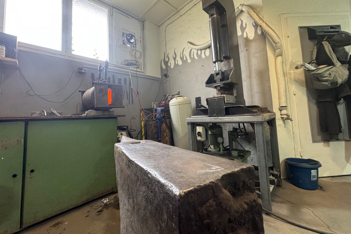 Ein Blick auf die Gerätschaften in der Werkstatt