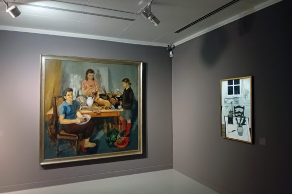 Werke in der Ausstellung "Regards pluriels - L'art belge et l'utopie communiste au XXe siècle"