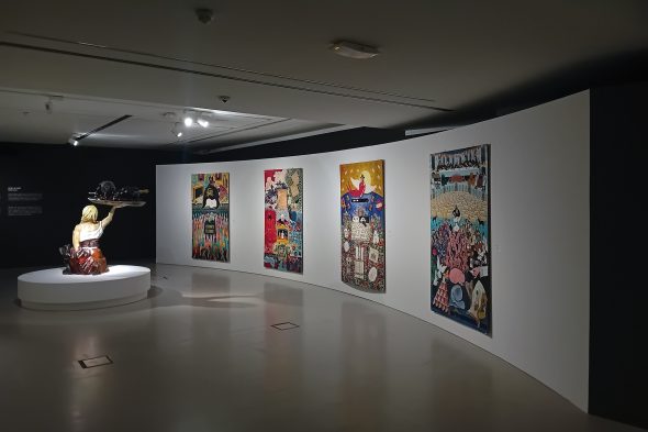 Werke in der Ausstellung "Regards pluriels - L'art belge et l'utopie communiste au XXe siècle"