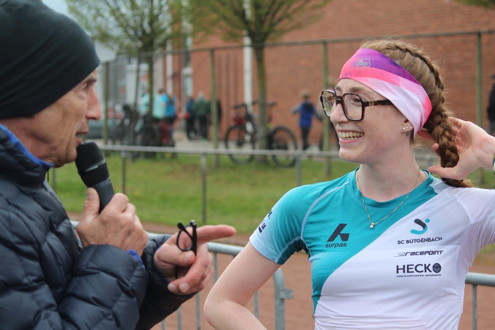 Joseph Thaeter und Romy Schröder beim Osterlauf 2026