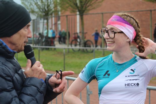 Joseph Thaeter und Romy Schröder beim Osterlauf 2026