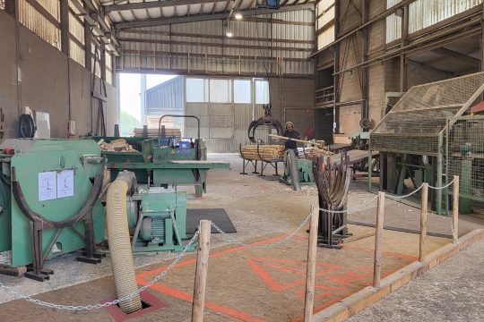 Werkhalle des Unternehmens Peter Müller in Amel-Möderscheid