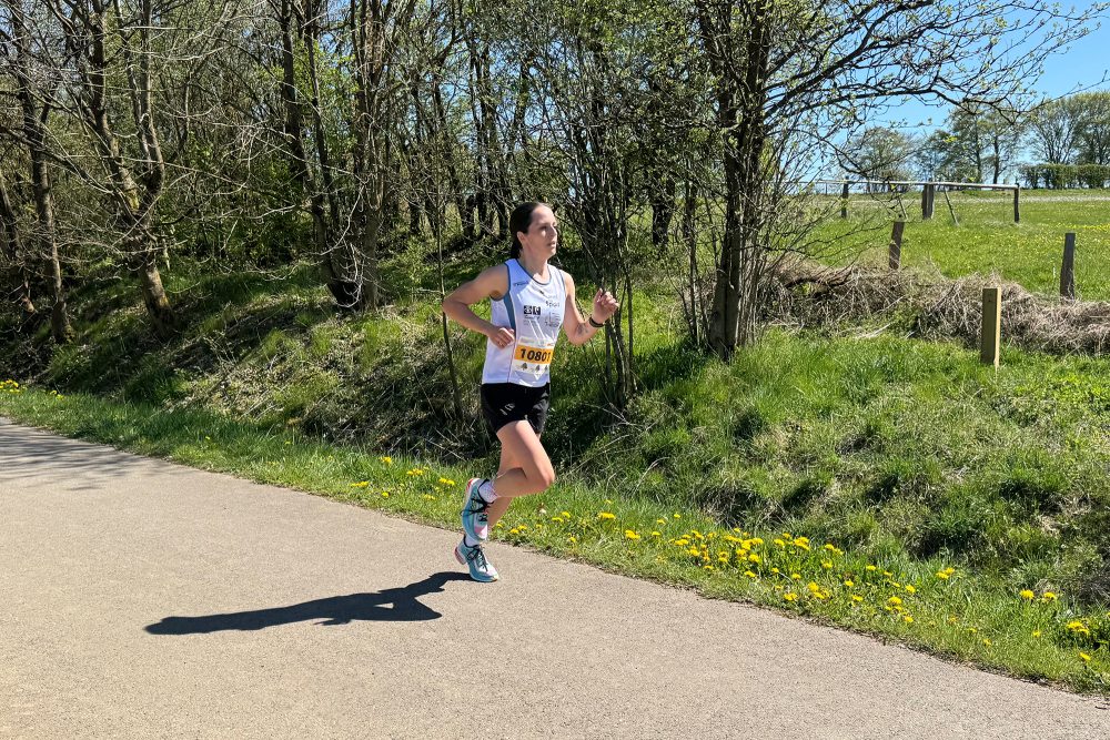 Marie Wiesemes beim Volkslauf