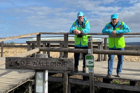 Die Venn-Stewards Vincent Halmes und Fernand Kluser