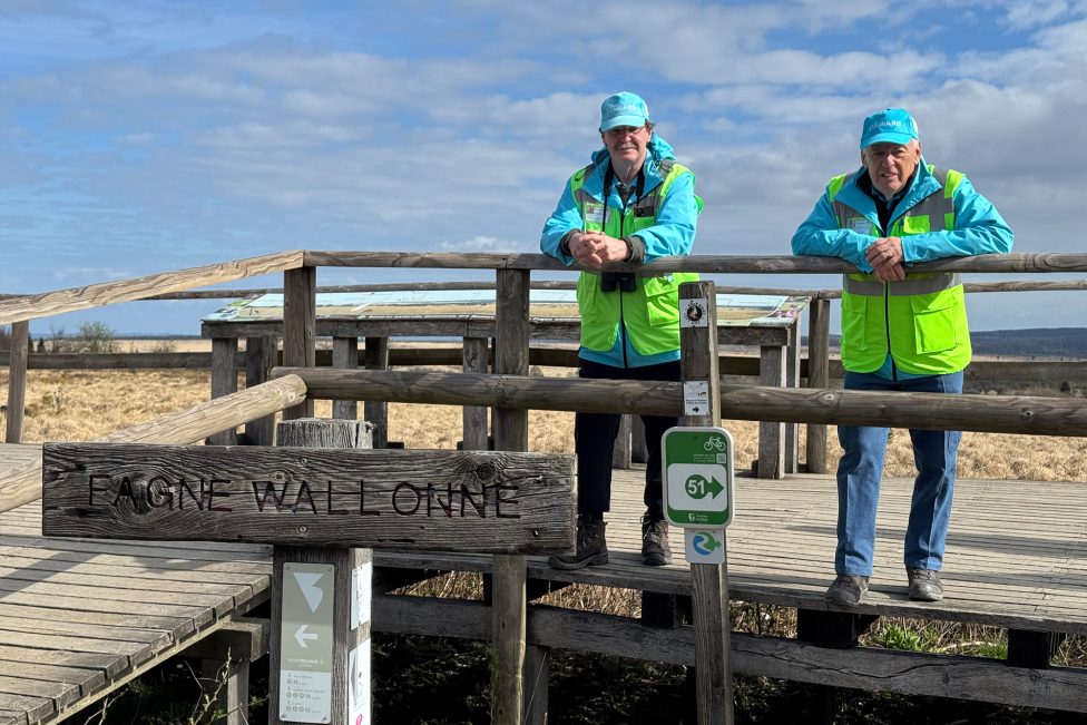 Die Venn-Stewards Vincent Halmes und Fernand Kluser