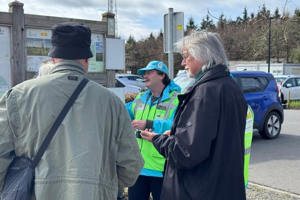 Steward im Venn bei der Arbeit