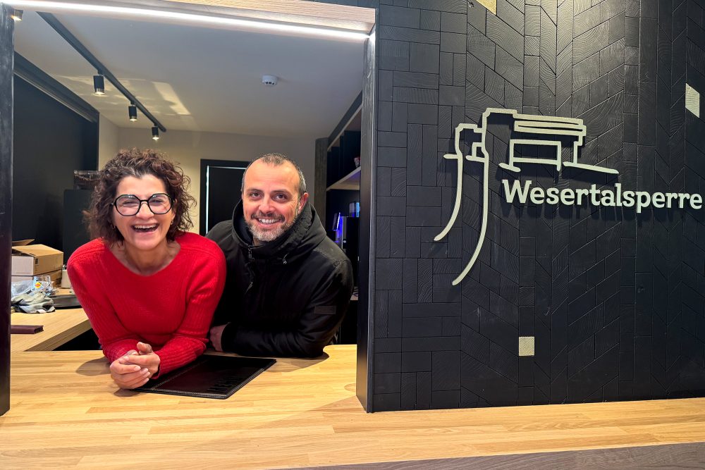 Rozy und Angelo Principalli, Betreiber des Restaurants an der Wesertalsperre