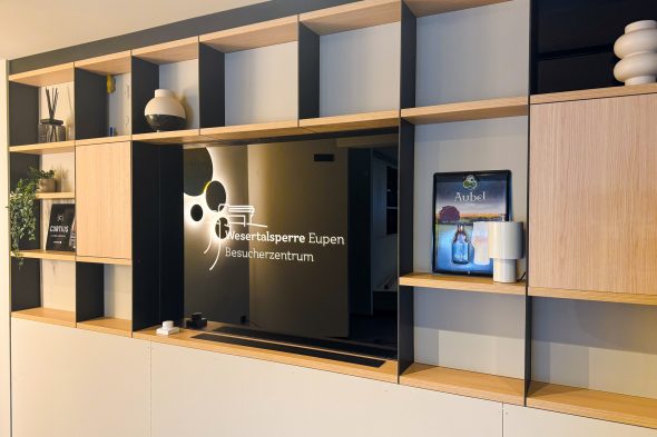 Das renovierte Restaurant an der Eupener Talsperre